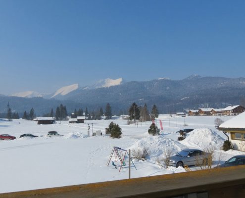 Ferienwohnung in Krün, Karwendel, Krottenkopf 5 ***** Sterne, Ausblick