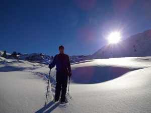 BR Schneeschuh Wanderung in der Nacht